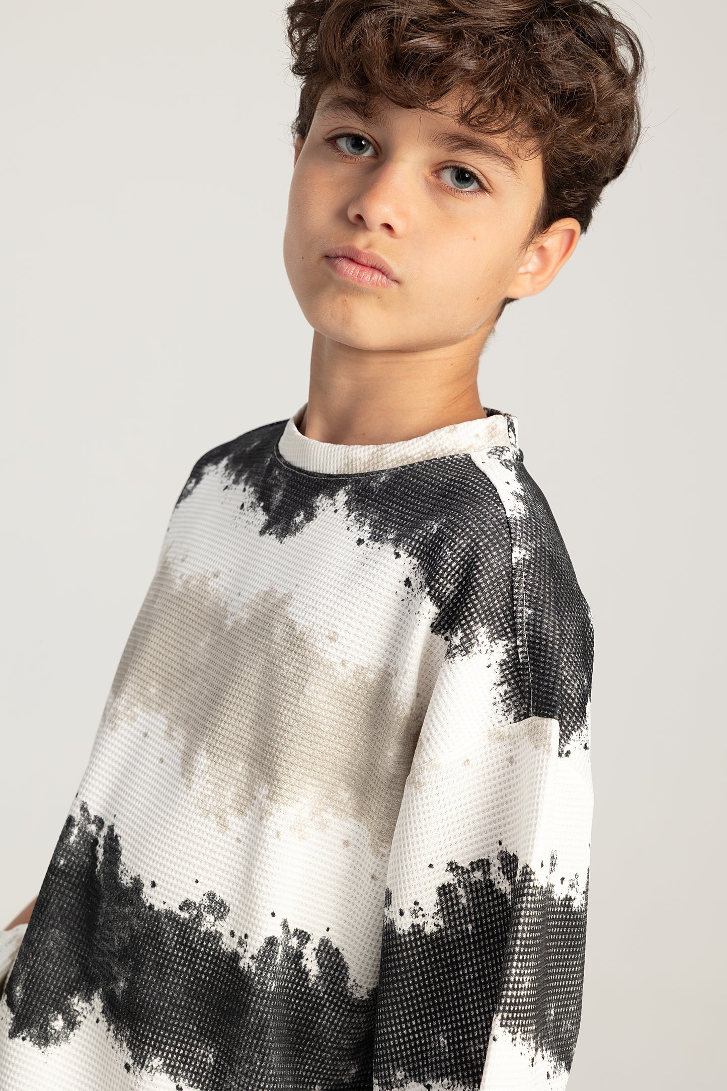 Unisex Coastal Lines Set - Beige x Black