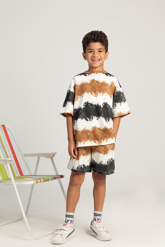Unisex Coastal Lines Set - Brown x Black