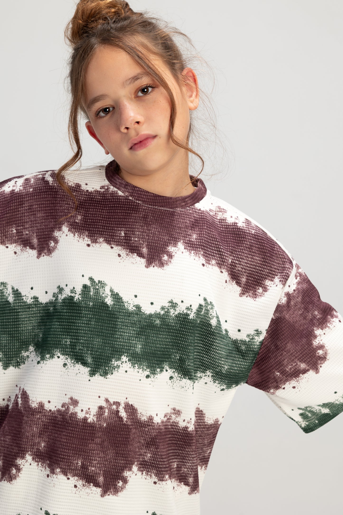 Unisex Coastal Lines Set - Burgundy x Green