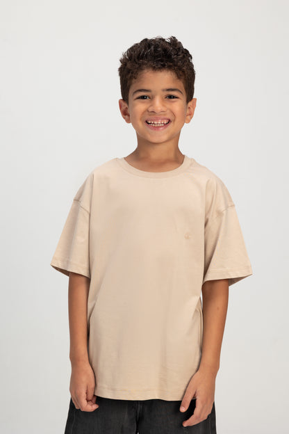 Oversized Unisex T-Shirt - Beige