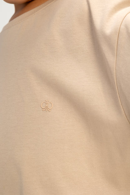 Oversized Unisex T-Shirt - Beige