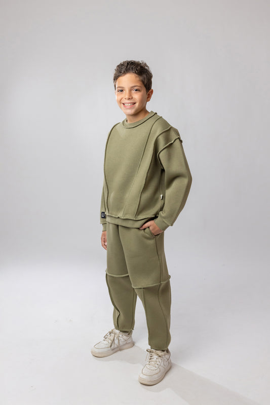 Boys Urban Flow Set - Olive