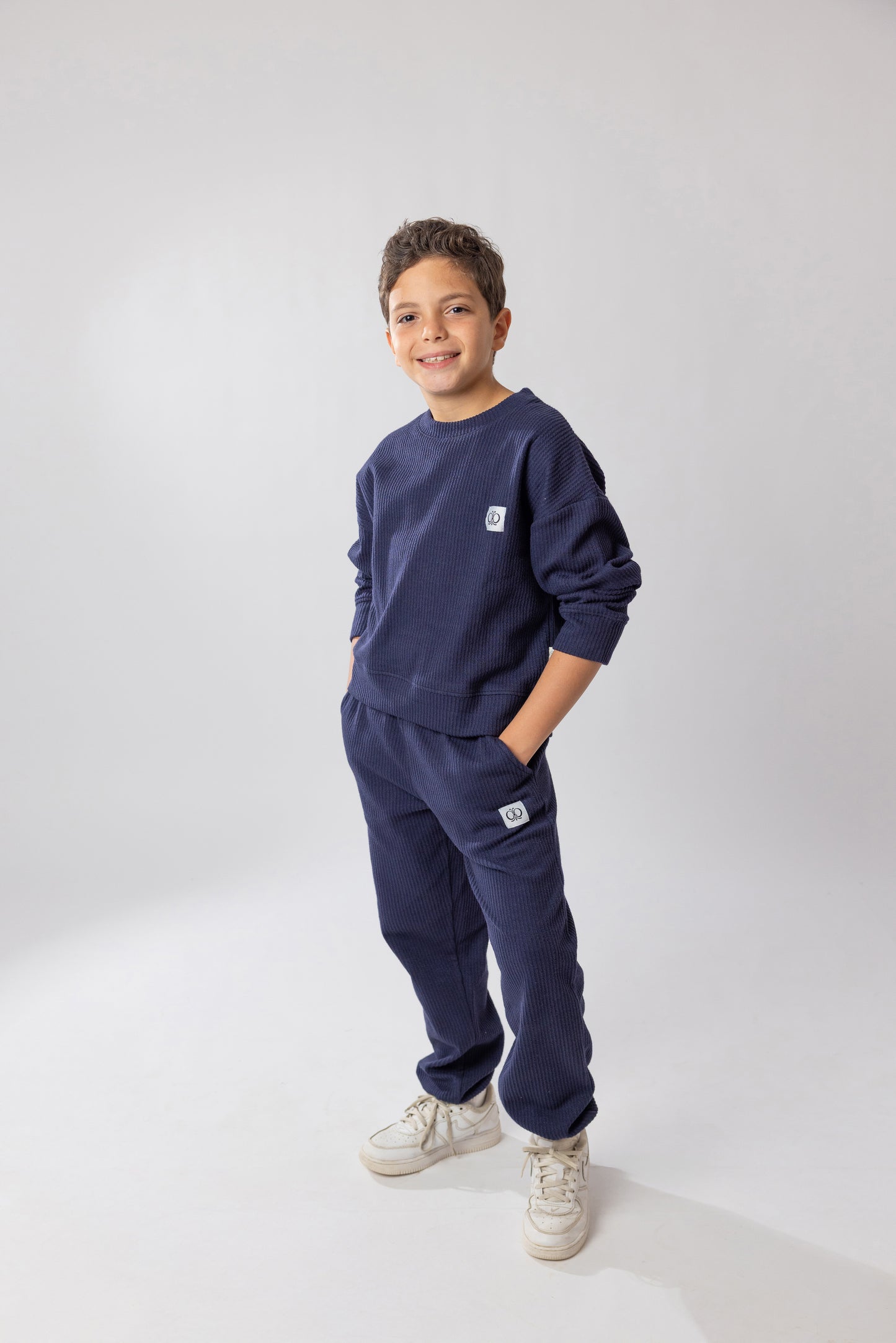 Boys Timeless Texture Set - Navy