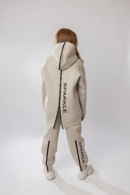 Girls Chill Spark Set - Silver Grey