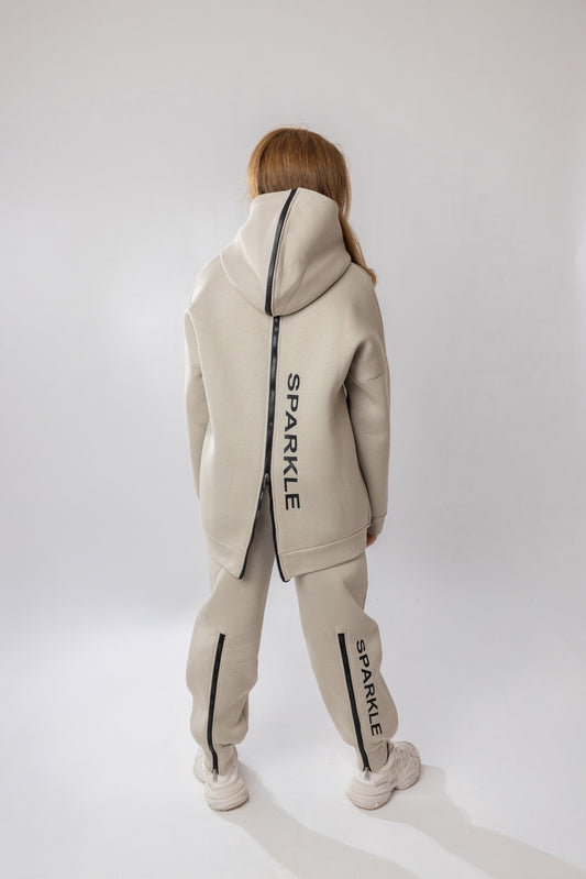 Girls Chill Spark Set - Silver Grey