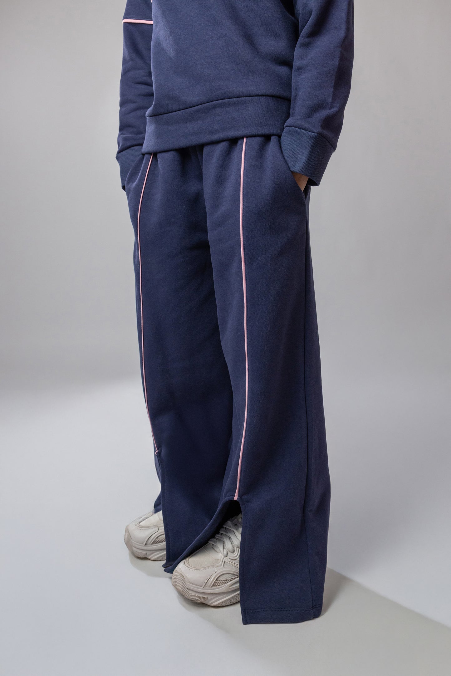 Girls Motion Line Set - Navy