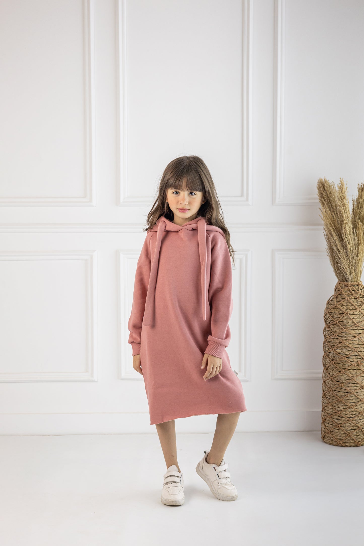 Winter Charm Dress - Cashmere Pink