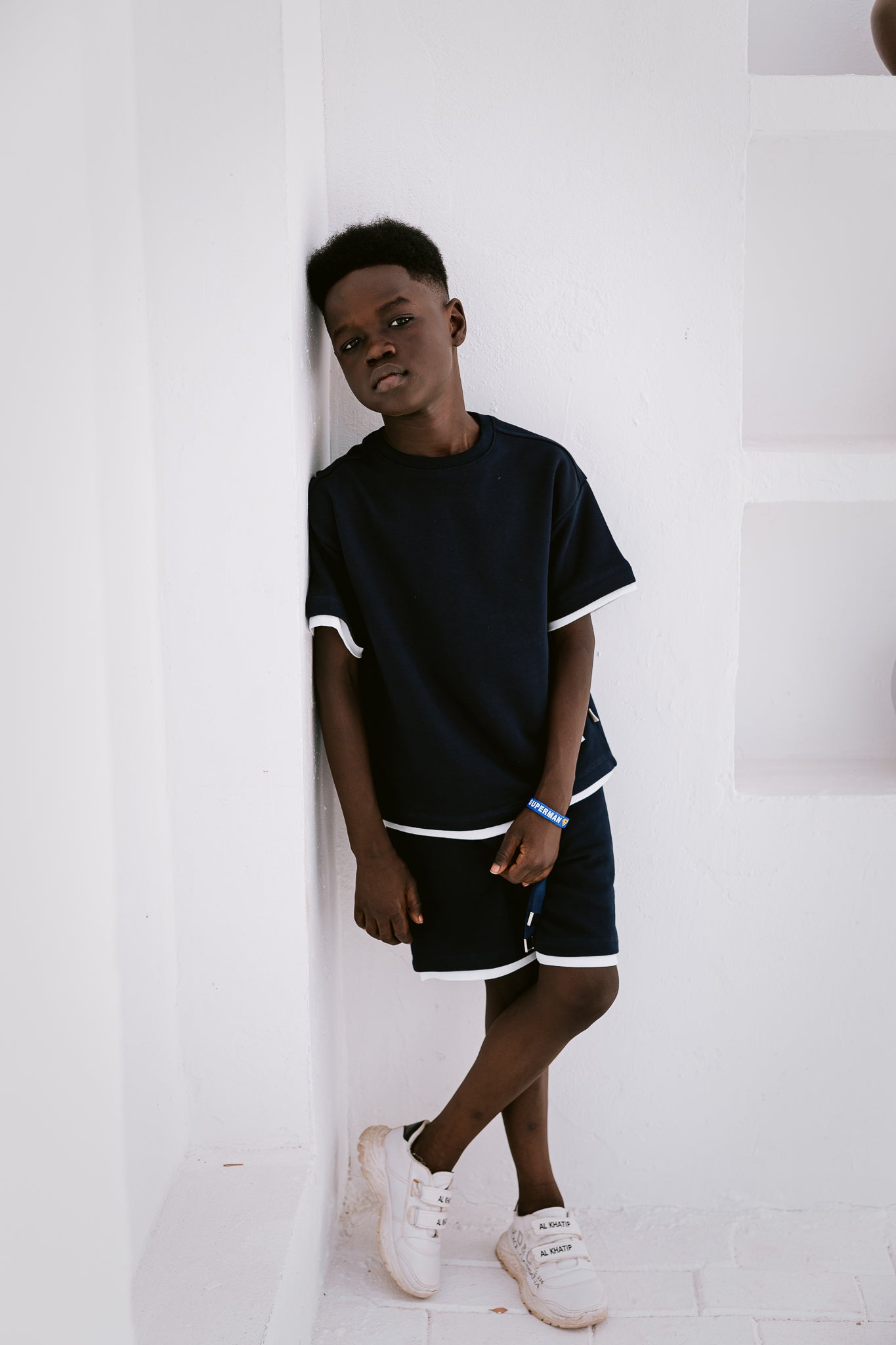 Hangdown Navy Set - Boys