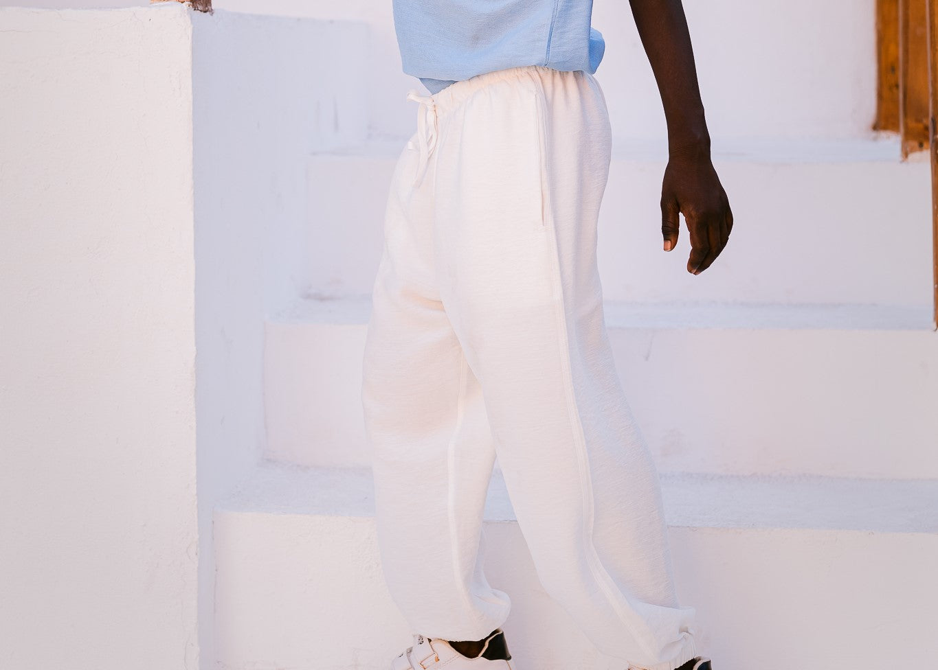 White Linen Pants - Boys