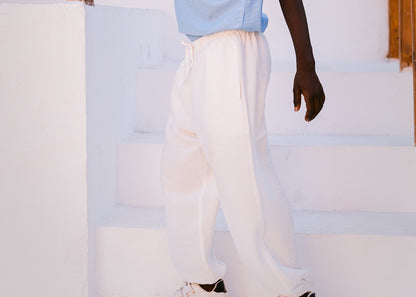 White Linen Pants - Boys