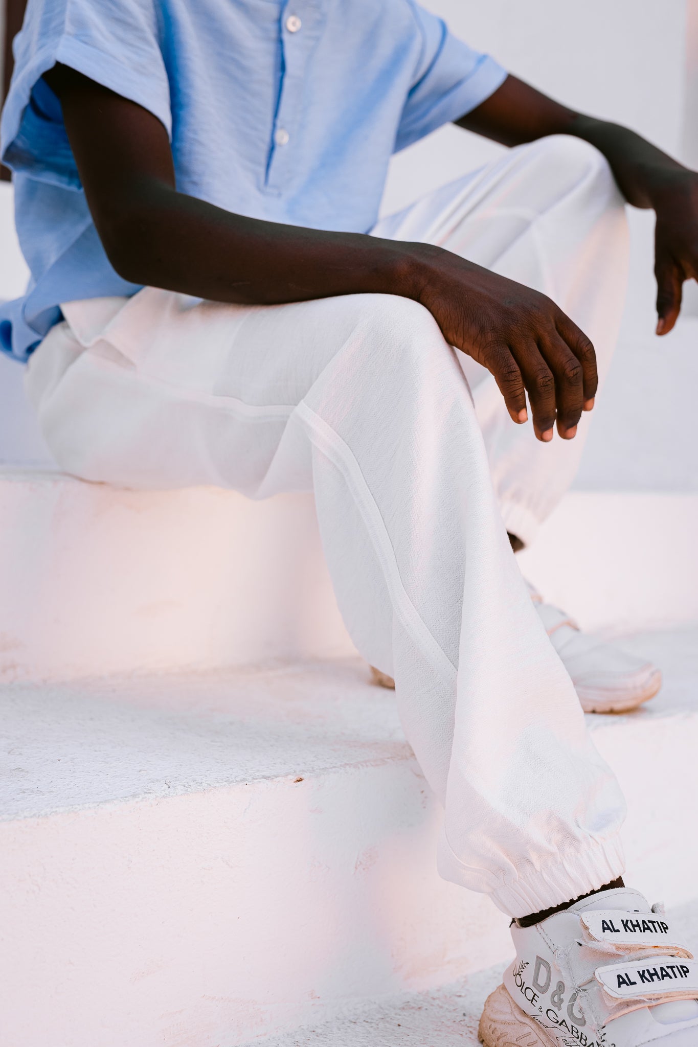 White Linen Pants - Boys