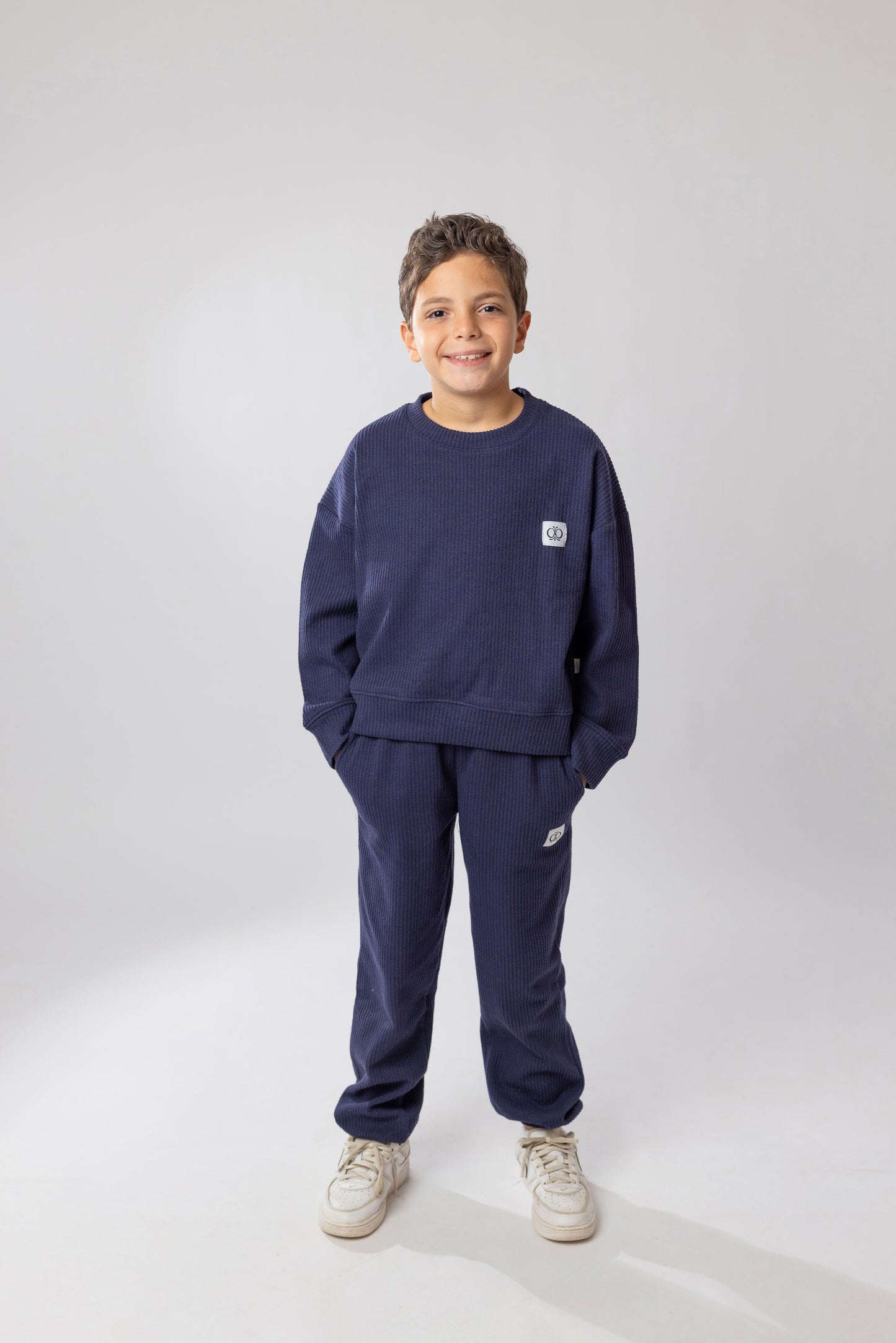Boys Timeless Texture Set - Navy
