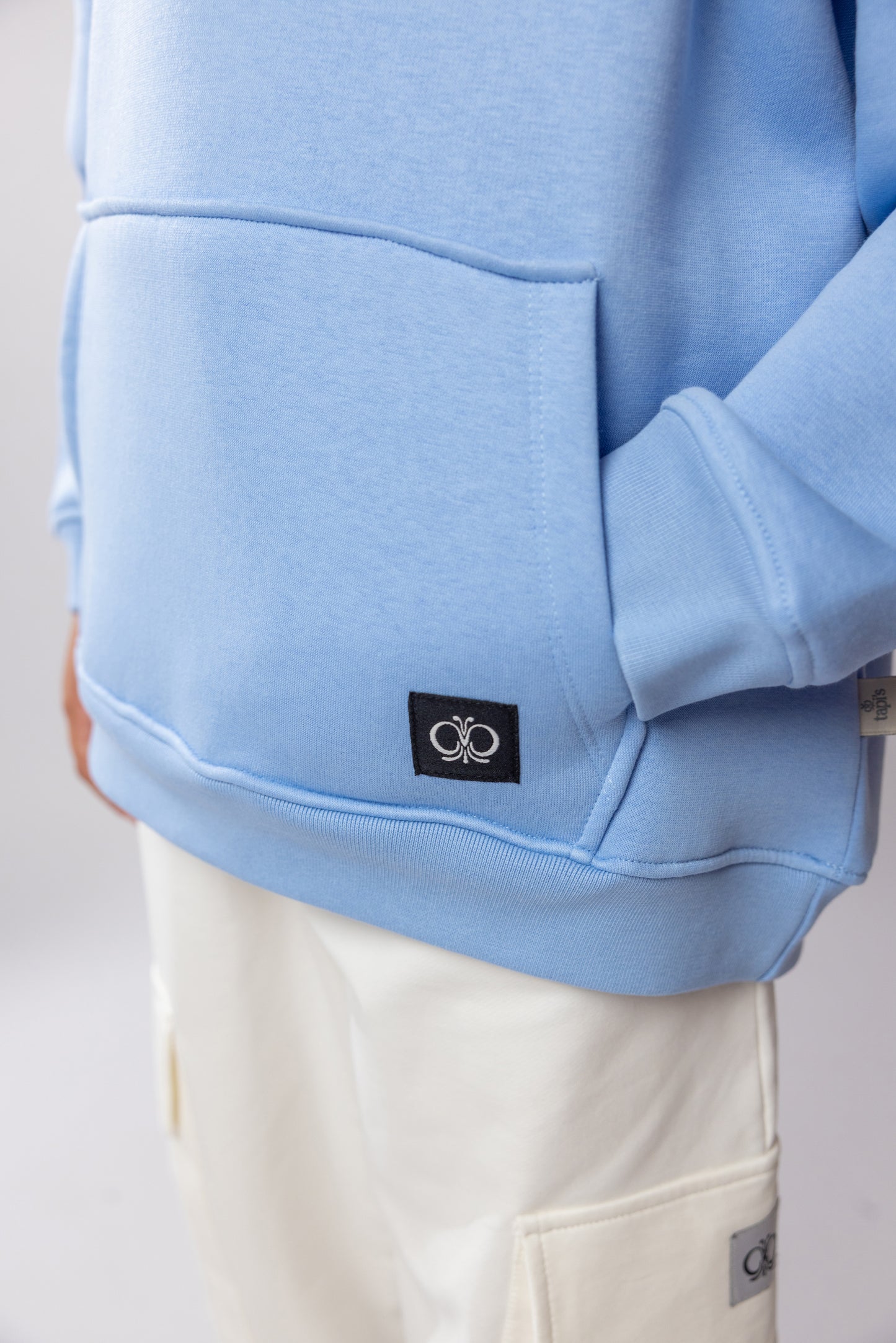 Unisex Not Lazy Hoodie - Baby Blue