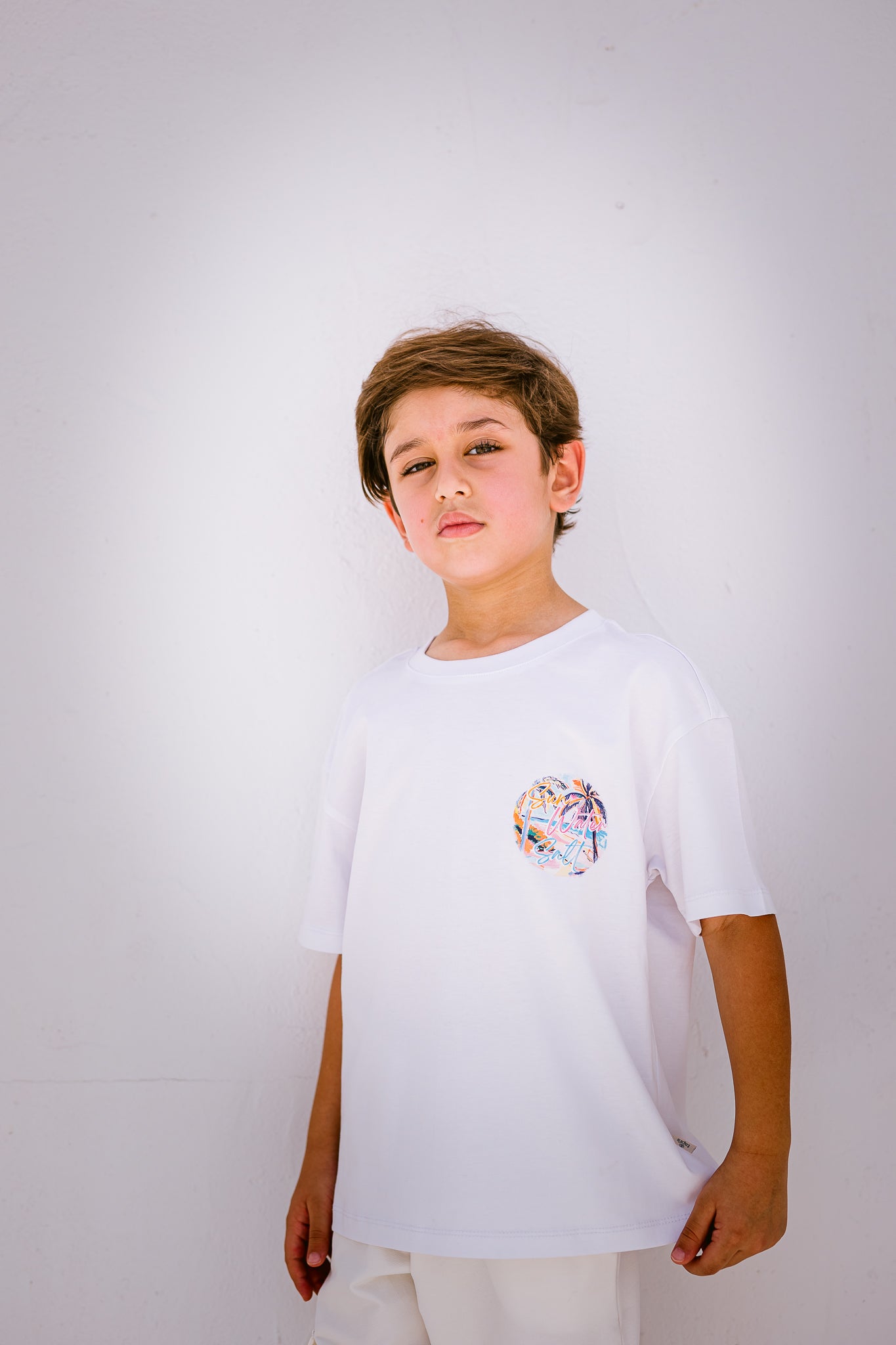 Sun Water Salt Oversized T-shirt - Boys